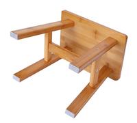 Marhynchus Tabouret d'enfants Charge Forte de Banc de Bambou, Matériau pour Le Salon, Chambre, Jardin, Apprentissage, Balcon (Petit Tabouret carré en Bambou)