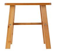 Marhynchus Tabouret d'enfants Charge Forte de Banc de Bambou, Matériau pour Le Salon, Chambre, Jardin, Apprentissage, Balcon (Tabouret de Bambou carré Moyen)