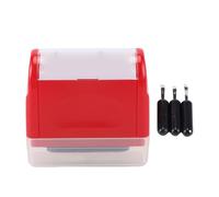 Marhynchus Tampon à Rouleaux D'encre ID Protector, Rouleau de sécurité Confidentiel Portable avec 3 Encres de Recharge pour les Relevés Bancaires de Factures Documents D'autorisation