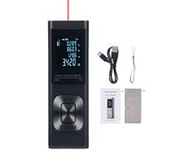 Marhynchus TéléMètre, 393 Pieds avec Fonction de Marquage, Mesure Rapide 0,03 S, IP54, étanche à la Poussière, écran LCD rétroéclairé, Commutation d'unité M Ft, avec Volume de Zone (50M)