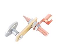 Marhynchus Tête Magnétique de Soudage, Connecteur de Terre en Fer à Tête Unique avec Panneau Isolant de 4 Mm pour Soudeuse par Points, Machine de Soudage, Travaux de Réparation de Mise à la Terre