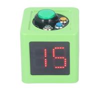 Marhynchus Timer de la Minuterie Numérique Cube Timer Secondes Timer de Compte à Rebours avec Affichage LED HD de 1,4 Pouce 4 Côtés Présigues Prérégables Alertes Audibles pour les (Plug EU (100-240V))