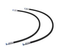 Marhynchus Tuyau de Soupape de Dérivation pour Excavatrice, Caoutchouc, Remplacement de Tuyau de Soupape d'accélérateur d'Excavatrice 2 Pièces avec Interface 1/4 Po pour Mini-excavatrices