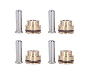 Marhynchus Valve de Commande de Poussoir de Joystick, en Laiton et en Acier allié, Ensemble de 4 Pièces pour Accessoire de Pelle E320