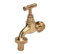 Marhynchus Valve de Tuyau D'arrosage en Laiton, Vanne D'arrêt Durable pour Les Jardiniers D'irrigation, Construction Entièrement en Laiton pour Le Contrôle du Tuyau G1/2 Pouces pour L'irrigation du