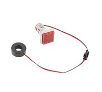 Marhynchus Voltmètre Numérique LED avec Montage sur Panneau, Conception Compacte de 22 Mm pour la Mesure du Courant de Tension Alternative 0-100 A 60-500 V pour les Tests électriques (rouge)