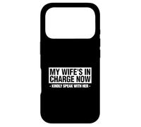 Mari drôle, ma Femme est aux Commandes Maintenant Coque pour iPhone 17 Pro