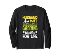 Mari et Femme Gardening Buddies for Life Funny Gardening Manche Longue
