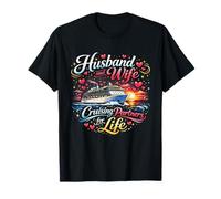 Mari et Femme Partenaires de croisière pour la Vie Couple Romantique T-Shirt