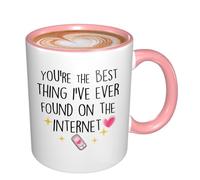 Mari Et Femme, Vous Êtes La Meilleure Chose Que J'Ai Trouvée Sur Internet. Tasse À Café Pratiques Tasses Drôle Tasse Pour Lait Ami Collègue 330Ml