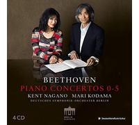 MARI KODAMA DEUTSCH - BEETHOVEN PIANO CONCERTOS 0-5 - CD - E4z