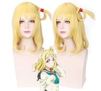 Mari Ohara perruques amour en direct soleil Cosplay perruque jaune cheveux synthétiques Anime LoveLive soleil Cosplay cheveux Mari Ohara Perucas