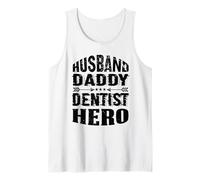 Mari Papa Dentiste Héros Dentiste Dentisterie Dentistes Débardeur