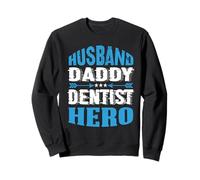 Mari Papa Dentiste Héros Dentiste Dentisterie Dentistes Sweatshirt