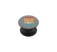 Mari, Papa, DJ Legend, Disque Vinyle rétro, Amateur de Musique PopSockets PopGrip Adhésif