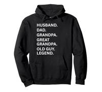 Mari, Papa, Grand-père, traite Papy Old Guy Legend Sweat à Capuche