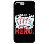 Mari, Papa, légende du Bridge, Blague Amusante sur Un père Coque pour iPhone 7 Plus/8 Plus