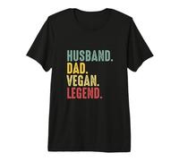 Mari, Papa, légende végétalienne, Meilleur Mariage Entre père et père T-Shirt Haut de Gamme
