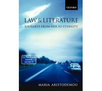 Maria Aristodemou Law and Literature (Poche)