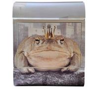 Maria Becker Cassetta Posta Sonora Decorata Rana 45x38x12 Cm