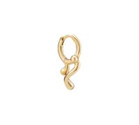 Maria Black Brain Jelly Huggie Boucle d'oreille Unique 18 ct. Argent 100976YG - Femme - 925 Sterling Silver