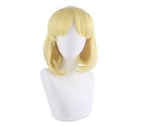 Maria Campbell Cosplay Wig My Next Life As a Villainess: All Routes Lead to Doom! Maria Campbell Golden Short Curl Cosplay Wig