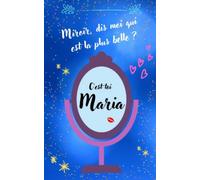 MARIA: Carnet de notes personnalisé MARIA - Cahier MARIA