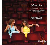 Maria Du Toit - She/Her - Music For Clarinet & Piano By 12 Female Composers [Compact Discs]