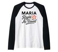 Maria Flower, nom comme d'habitude, mère et épouse Novia Flor Manche Raglan