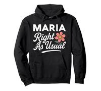 Maria Flower s'appelle comme d'habitude : mère, épouse, Petite Amie, Fille Sweat à Capuche