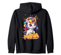 Maria - Joli prénom de Fille avec Un Licorne Adorable Sweat à Capuche