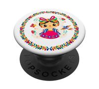 Maria Lele The Mexican Culture Doll Muñeca Mexicana PopSockets PopGrip Adhésif