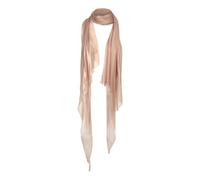 Maria Lucia Hohan - Châle à franges - Femme - Accessoires - Beige - Taille: ONE Size