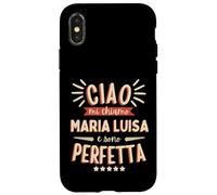 Maria Luisa Idea Regalo Personalizzata Amica Nome Divertente Coque pour iPhone X/XS