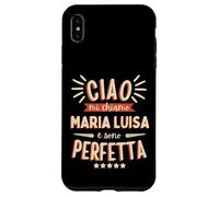 Maria Luisa Idea Regalo Personalizzata Amica Nome Divertente Coque pour iPhone XS Max