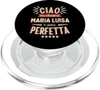 Maria Luisa Idea Regalo Personalizzata Amica Nome Divertente PopSockets PopGrip pour MagSafe
