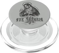 Maria Messe Latine Mère Je Vous salue Marie Dame PopSockets PopGrip pour MagSafe