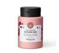 Maria Nila Color Refresh Autumn Red Masque Capillaire Rouge | Aux pigments semi-permanents pour raviver et intensifier les tons rouges. 100 % Vegan, sans sulfates ni parabènes
