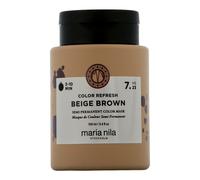 Maria Nila Colour Refresh masque capillaire aux pigments colorants Beige Brown 100 ml