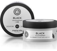 Maria Nila Colour Refresh masque nourrissant avec des pigments de couleur pour raviver la couleur des cheveux noirs Noir 100 ml