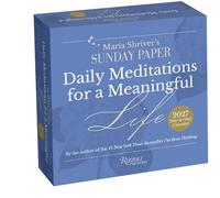 Maria Shriver's The Sunday Paper: Daily Meditations for a Meaningful Life 2027 D