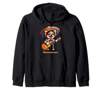 Mariachi Chihuahua Guitare Traditionnelle Sombrero Drôle Sweat à Capuche