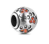 MariaFonte Charm New 2024 Patte Mois Juillet Anniversaire Remise de Diplôme Pendentifs Original Offres Charming Beads Argent 925 Maman Bead Compatibles Porte Bonheur Cœur Famille Noël Femme Bracelet