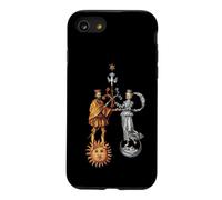 Mariage alchimique du Roi/Reine Soleil et Lune Coque pour iPhone SE (2020) / 7/8