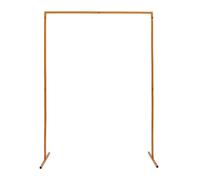Mariage arc roses stand avec des bases, montage facile 6,6 x 4,9 pieds carré jardin arc métal abor pour les mariages fête événement décoration (jaune)