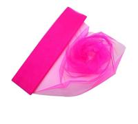 Mariage Arche Tenture,Tulle DéCoration Tissu Tulle transparent cristal blanc 5M, rouleau d'organza de mariage, fil neige for décoration d'arrière-plan, fournitures fête d'anniversaire(Darkpink-10m)