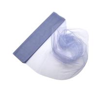 Mariage Arche Tenture,Tulle DéCoration Tissu Tulle transparent cristal blanc 5M, rouleau d'organza de mariage, fil neige for décoration d'arrière-plan, fournitures fête d'anniversaire(Gray-10m)