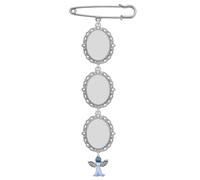 Mariage Bouquet Photo Charme Broche Épingle De Charme De Photo Aile Angélique Pour Les Membres La Famille Commémoratif Boutonniere Memorial Pour Le Mariage