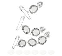 Mariage Bouquet Photo Charms Set: Lacy Oval Cadre Charme de Mariée Bricolage Pin Broche Make Kit Memorial Bride Ange Pendentif Vous Êtes Toujours dans Charome de Coeur pour