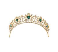 Mariage de mariée Tiaras Crown Tiara Prom Queen Crown Quinceanera Pageant Crowns Crown Crown Rinestone Crystal Crowns Crowns Tiaras Queen Crown (Couleur: Rouge)